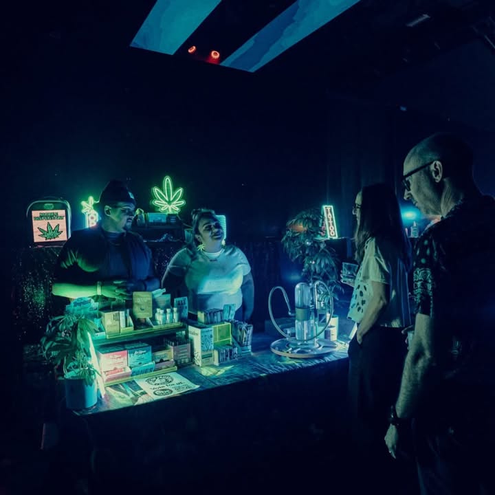 Vendor booth at Vibe City Markets