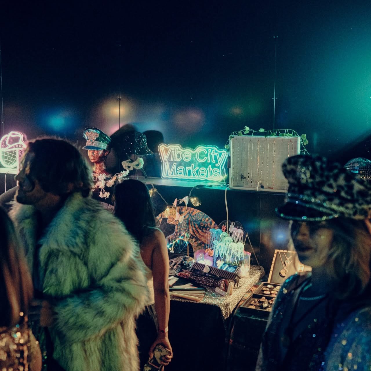 Vibe City Markets booth