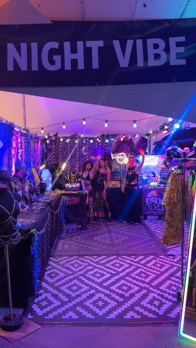 Vibe City Markets under the lights